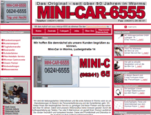 Tablet Screenshot of minicar-6555.de